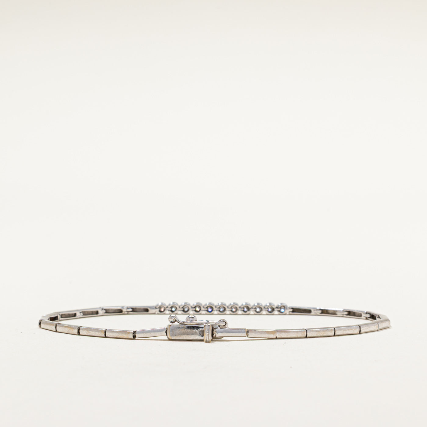 Bezel Set Diamond Bracelet | 0.22ctw | 7.5"