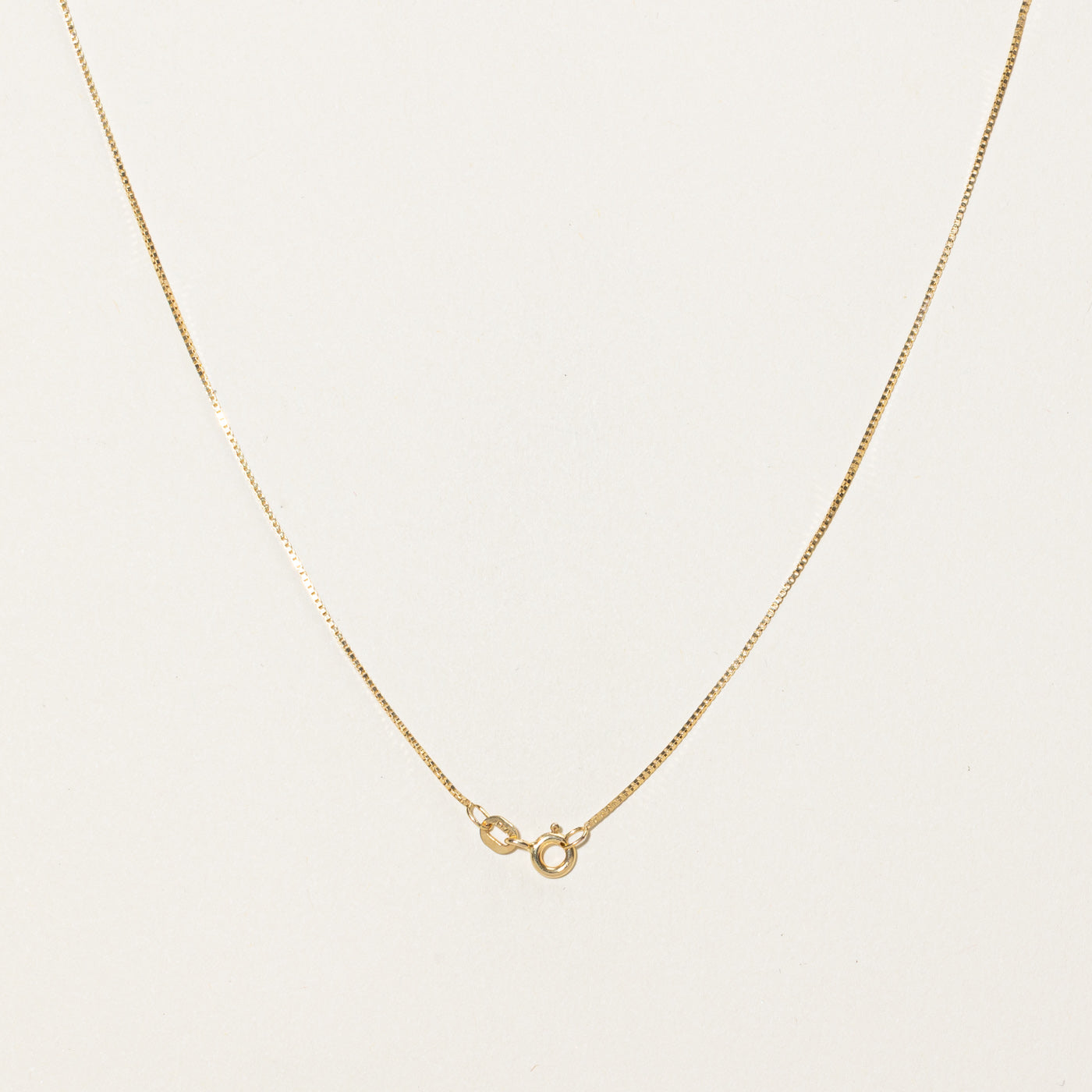 Collier pendentif en diamant serti clos | 0,10 ct | 40,6 cm 