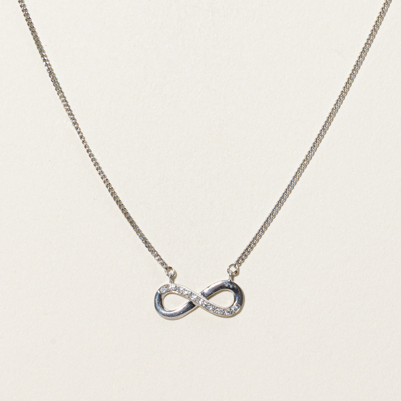 Diamond Infinity Necklace | 0.08ctw | 18"