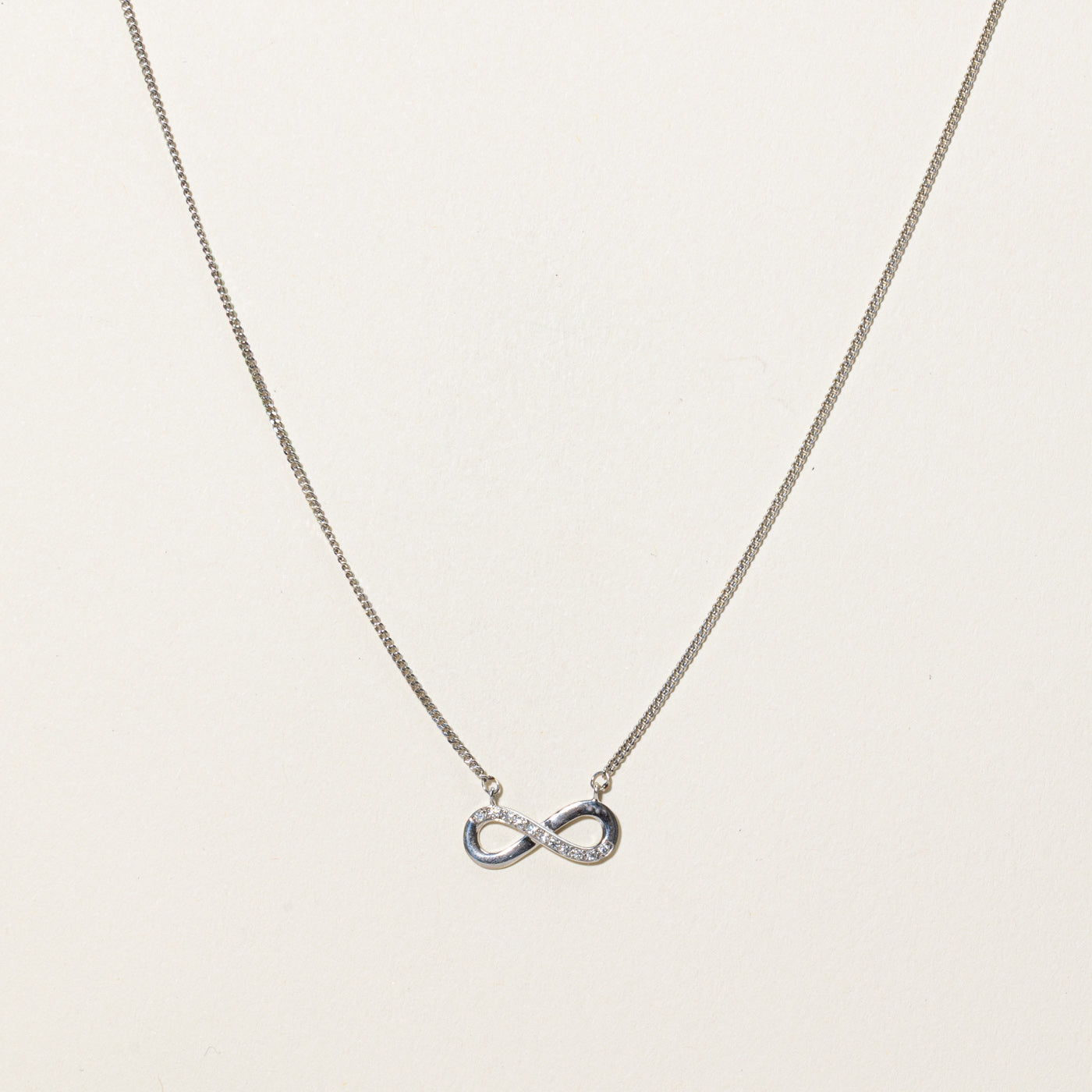 Diamond Infinity Necklace | 0.08ctw | 18"