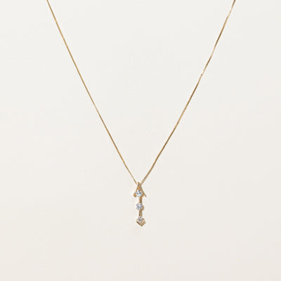 Diamond Arrow Pendant Necklace | 0.30ctw | 18