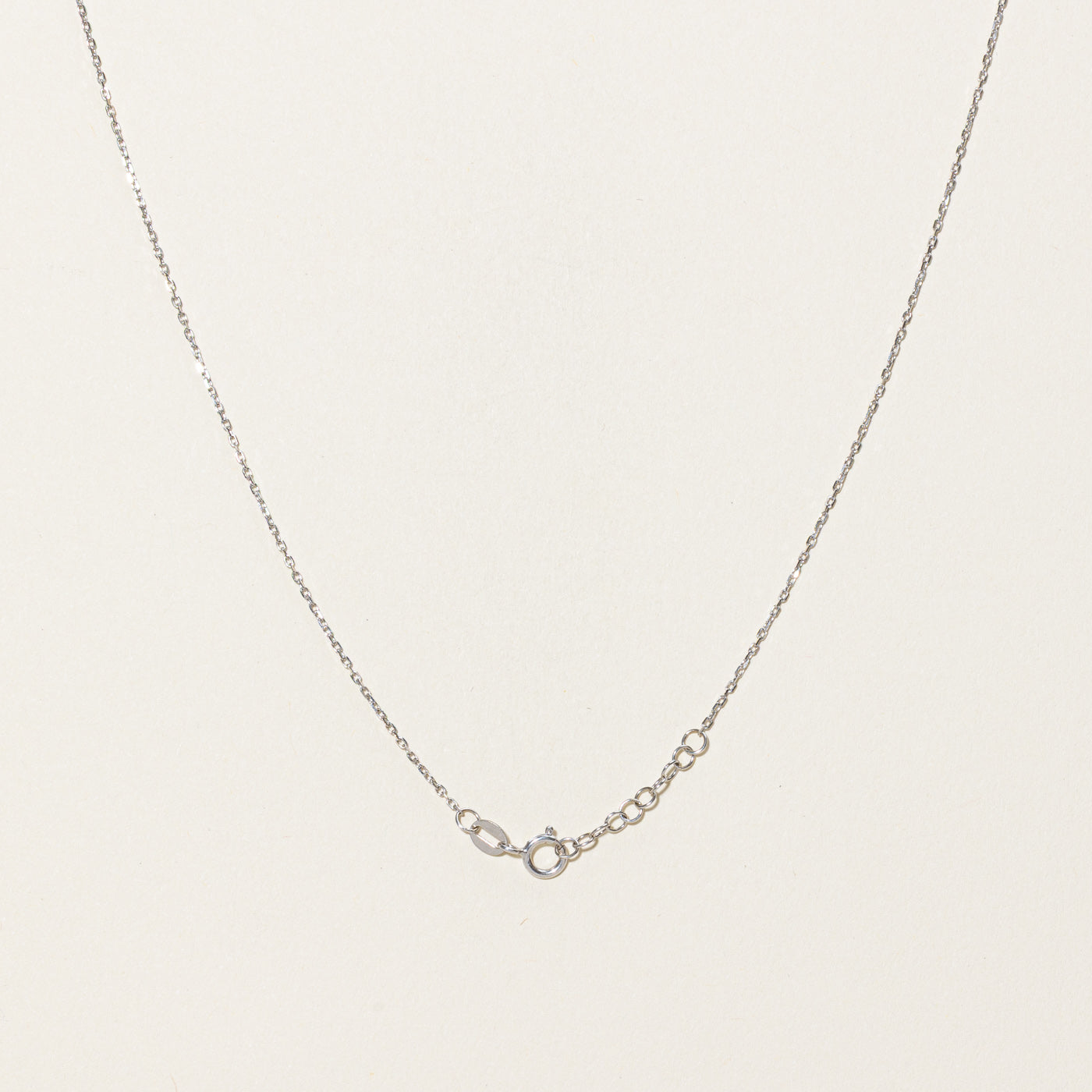 Collier solitaire en diamant | 0,17 ct | 43 cm 