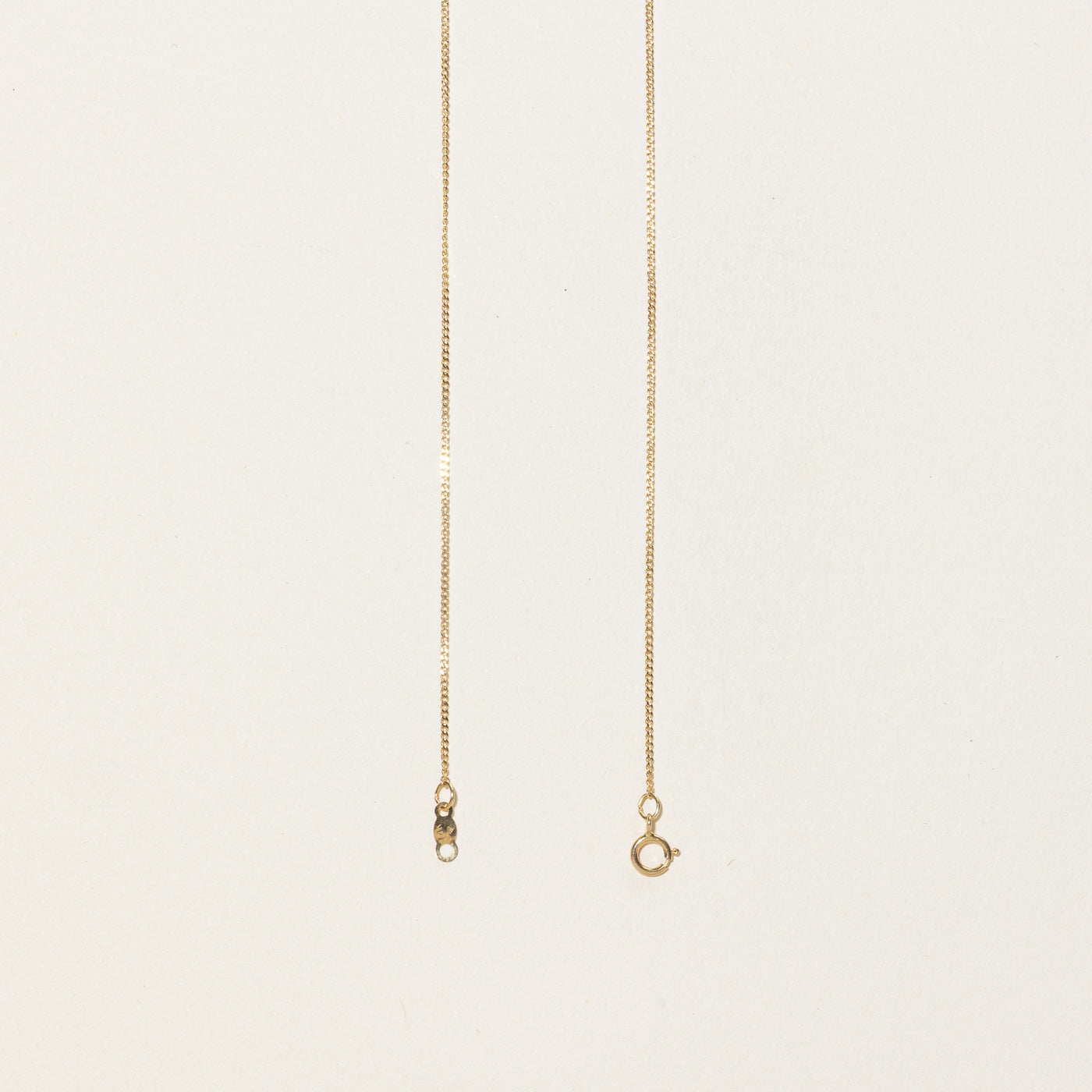 Collier pendentif solitaire en diamant | 0,11 ct | 45,7 cm 