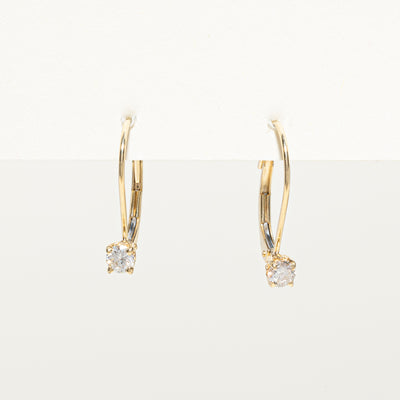 Diamond Petite Drop Earrings | 0.27ctw