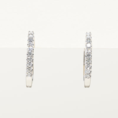 Diamond Hoop Earrings | 0.44ctw