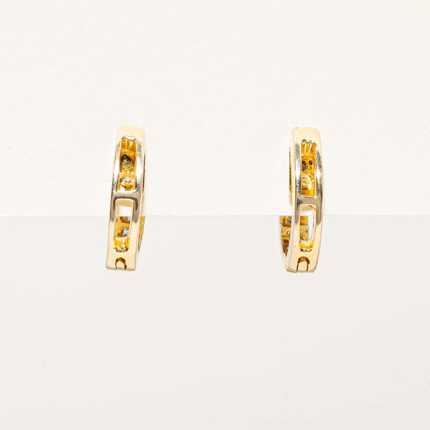 Princess Cut Diamond Hoop Earrings | 0.60ctw