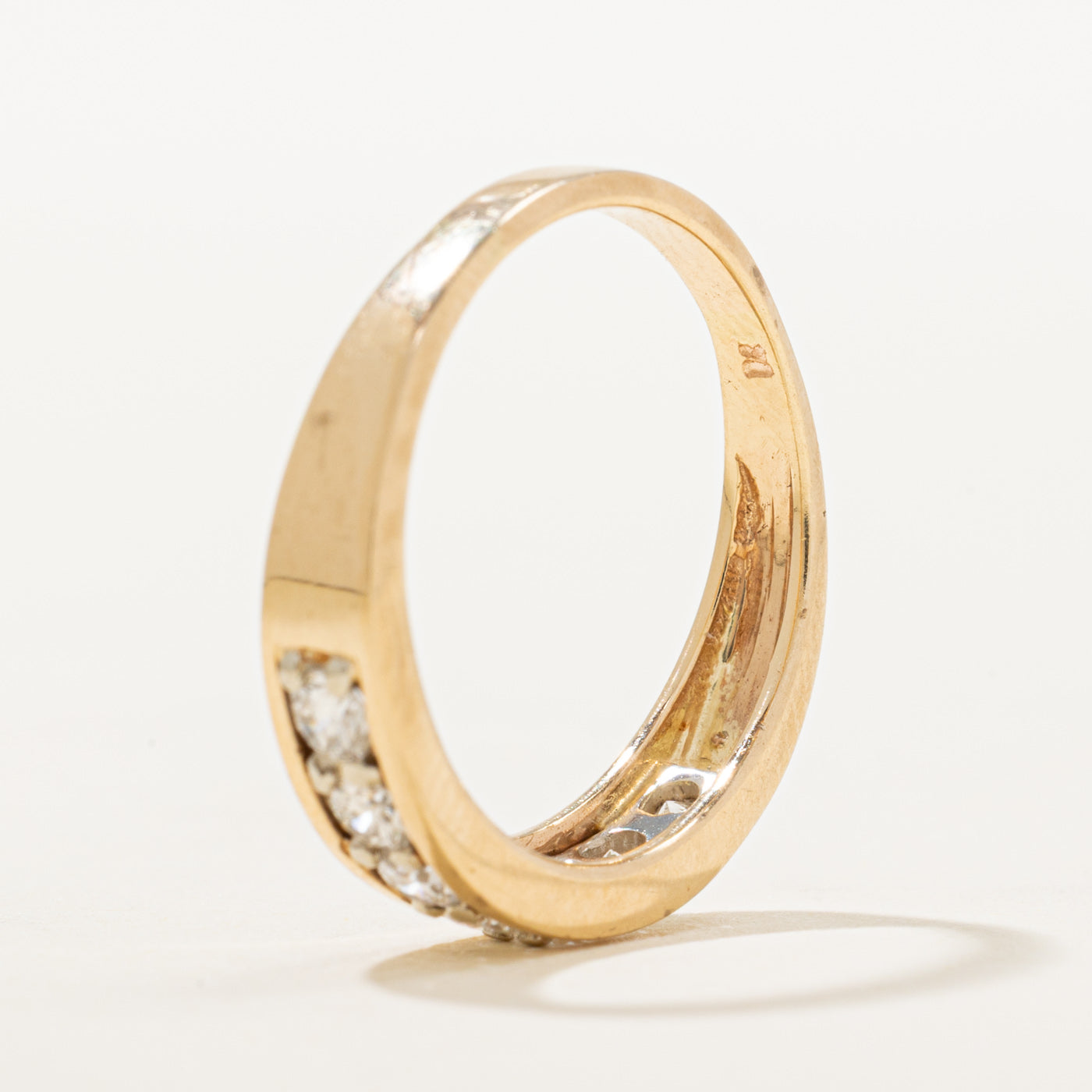 14K Semi Eternity Channel Set Diamond Ring | 0.40ctw | SZ 6