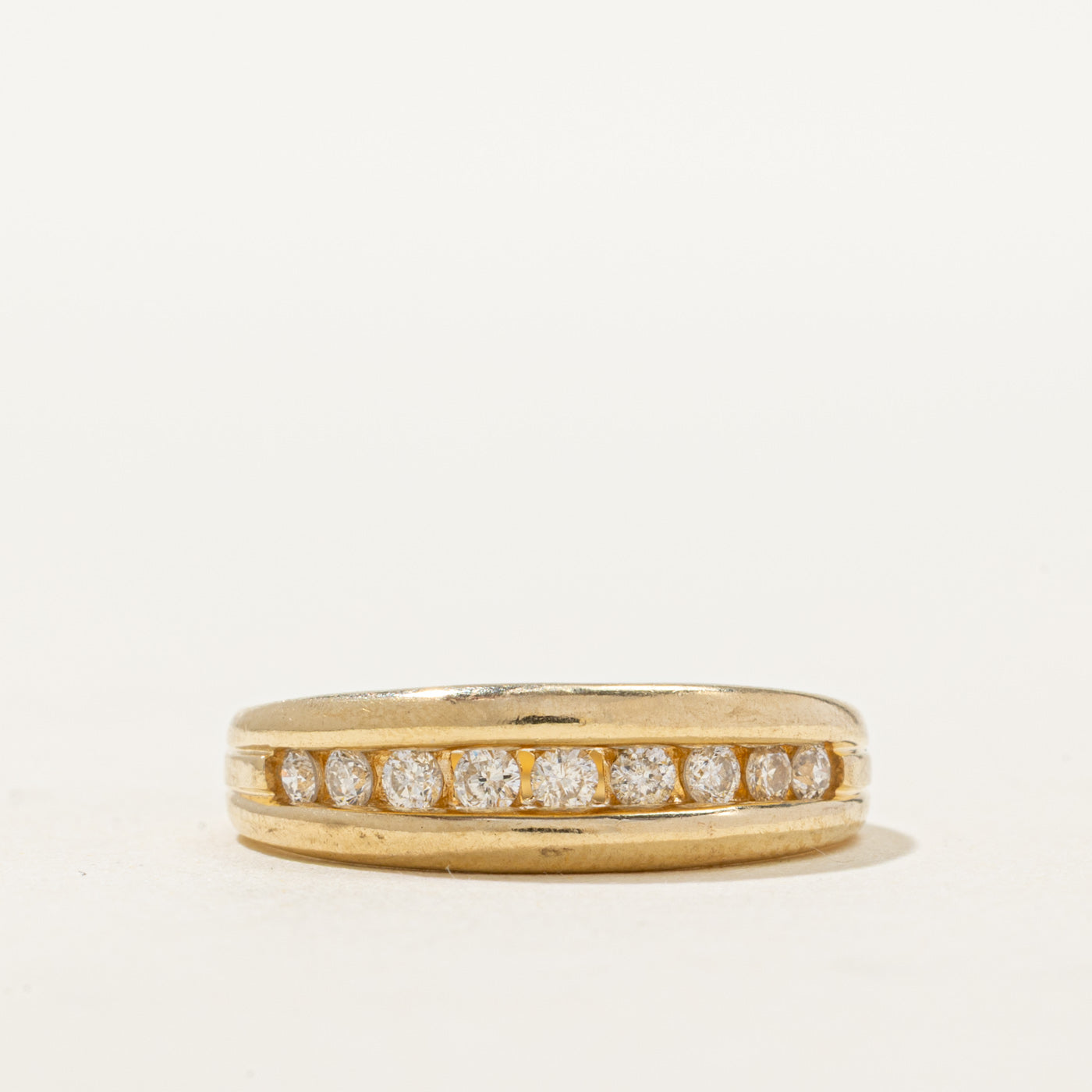 14K Semi Eternity Channel Set Diamond Ring | 0.25ctw | SZ 5.75