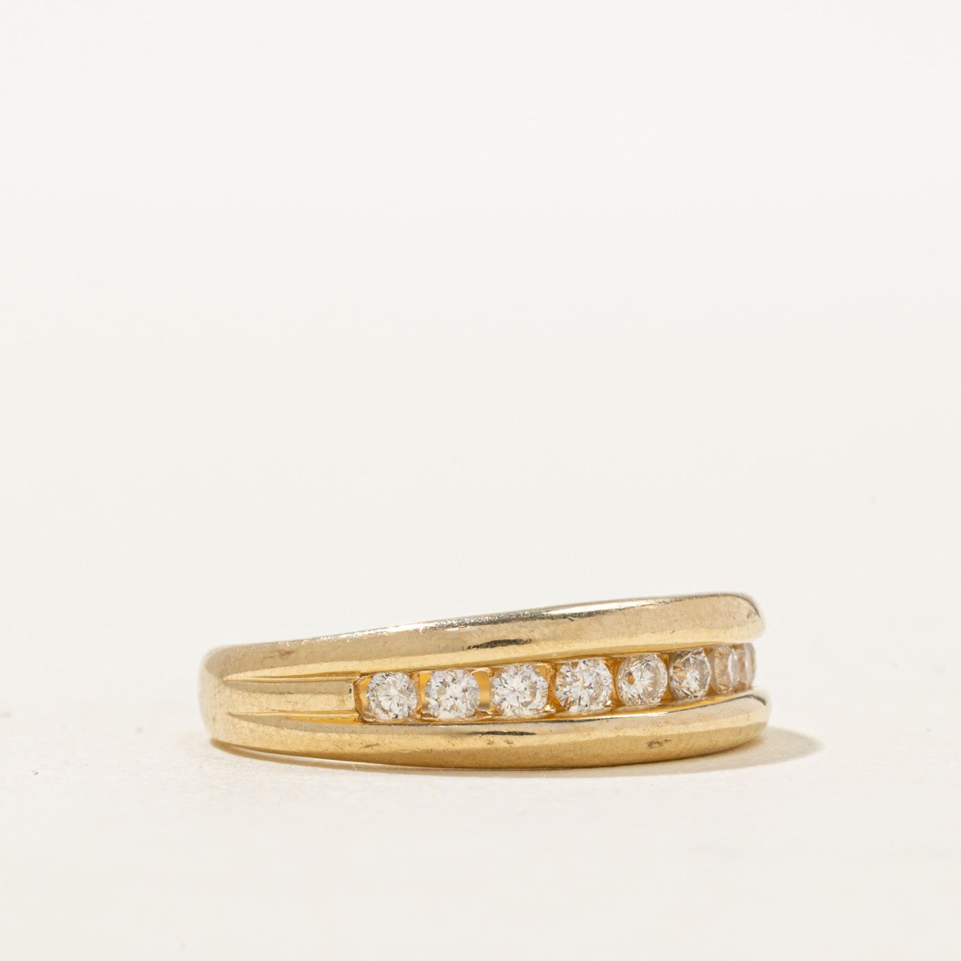 14K Semi Eternity Channel Set Diamond Ring | 0.25ctw | SZ 5.75