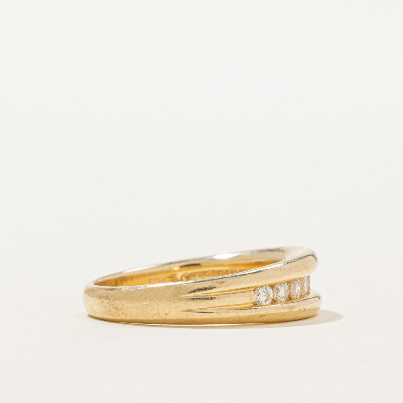 14K Semi Eternity Channel Set Diamond Ring | 0.25ctw | SZ 5.75
