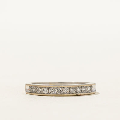 10K Semi Eternity Channel Set Diamond Ring | 0.24ctw | SZ 5.25