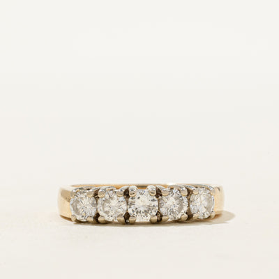 14K Five Stone Diamond Ring | 0.80ctw | SZ 6