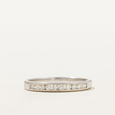 18K Semi Eternity Channel Set Diamond Band | 0.17ctw | SZ 5.75