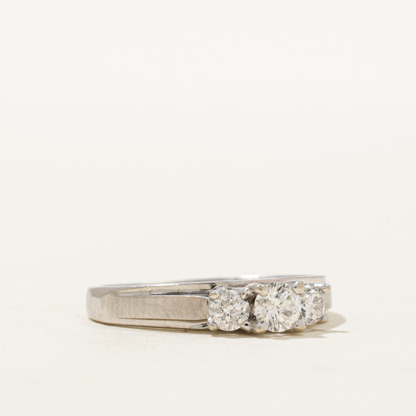 14K Three Stone Diamond Ring | 0.53ctw | SZ 6.75
