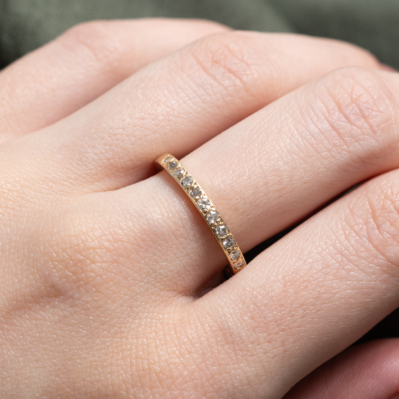 14K Semi Eternity Diamond Band | 0.30ctw | SZ 7.75