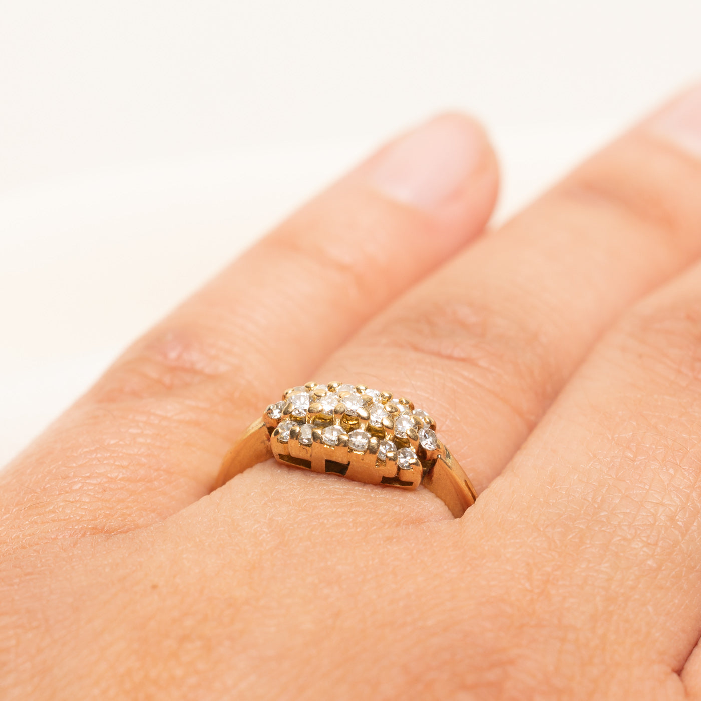 Multi Row Diamond Ring | 0.45ctw | SZ 6.5