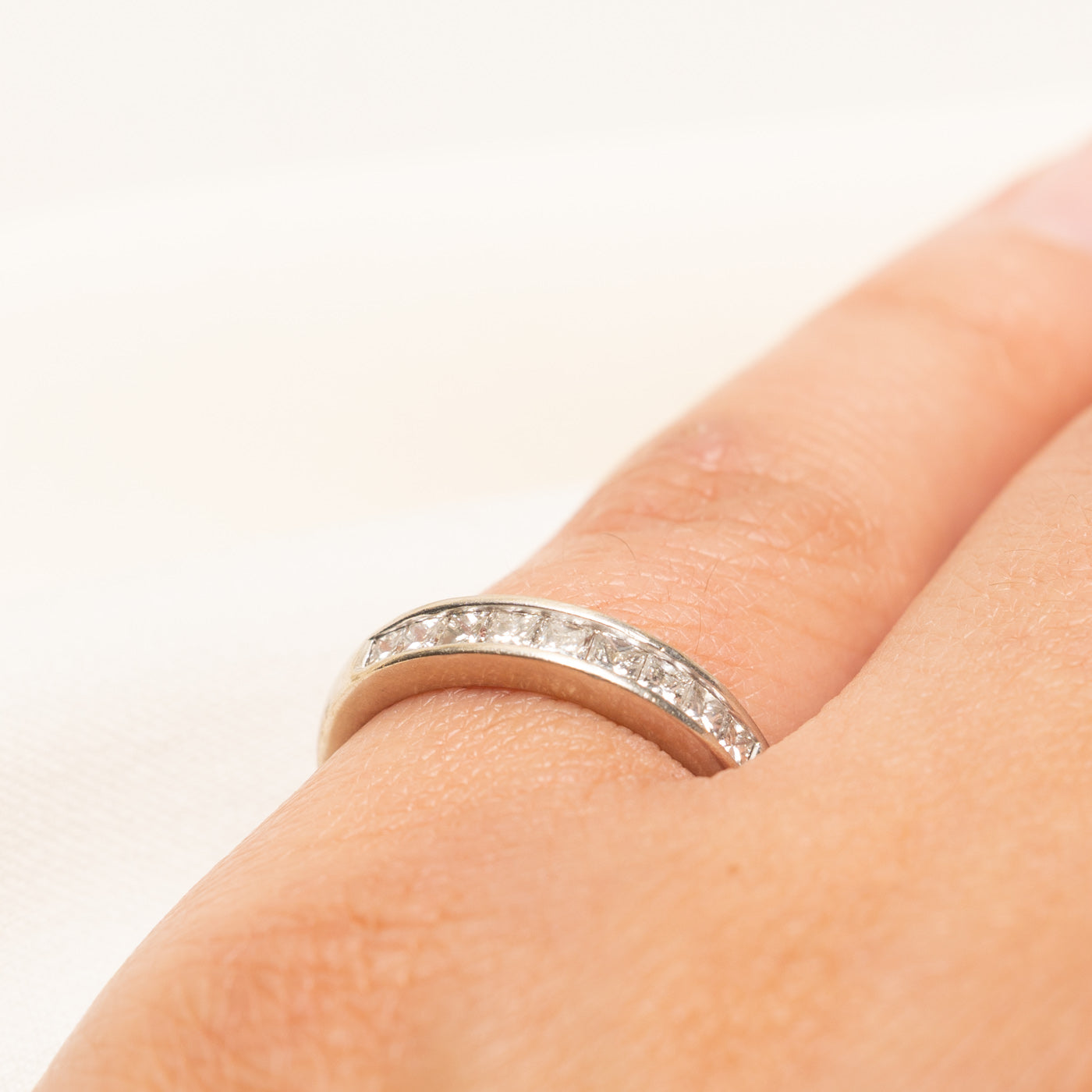 Semi Eternity Princess Cut Diamond Band | 0.75ctw | 2.25mm | SZ 6
