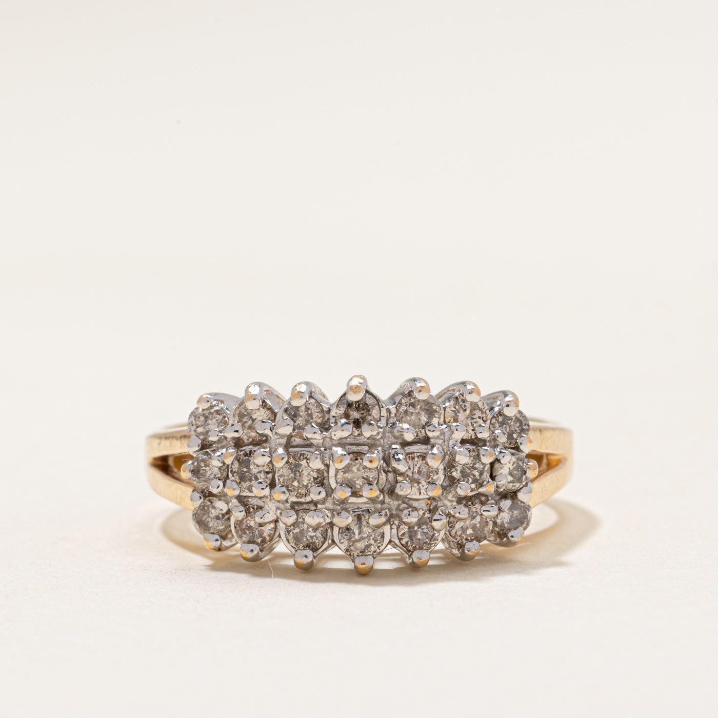 Diamond Cluster Cocktail Ring | 1.15ctw | SZ 11