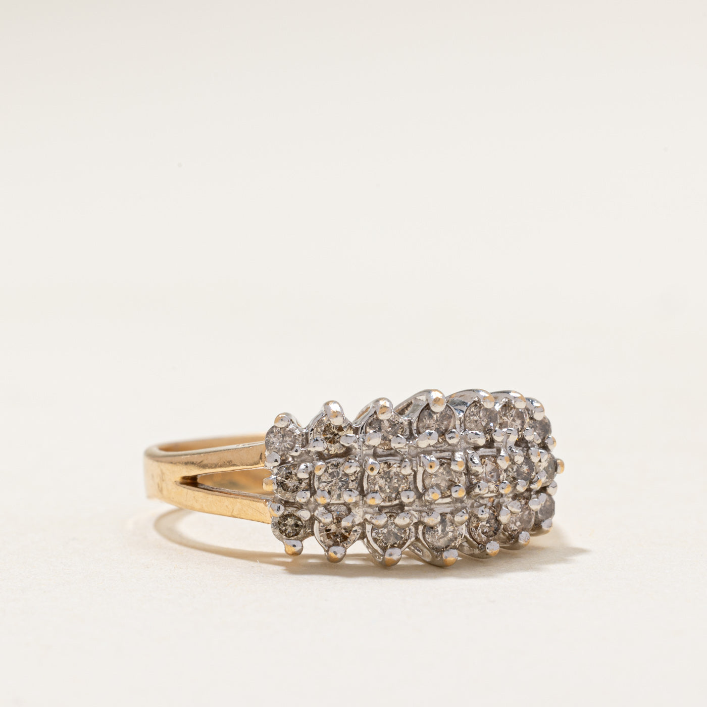 Diamond Cluster Cocktail Ring | 1.15ctw | SZ 11