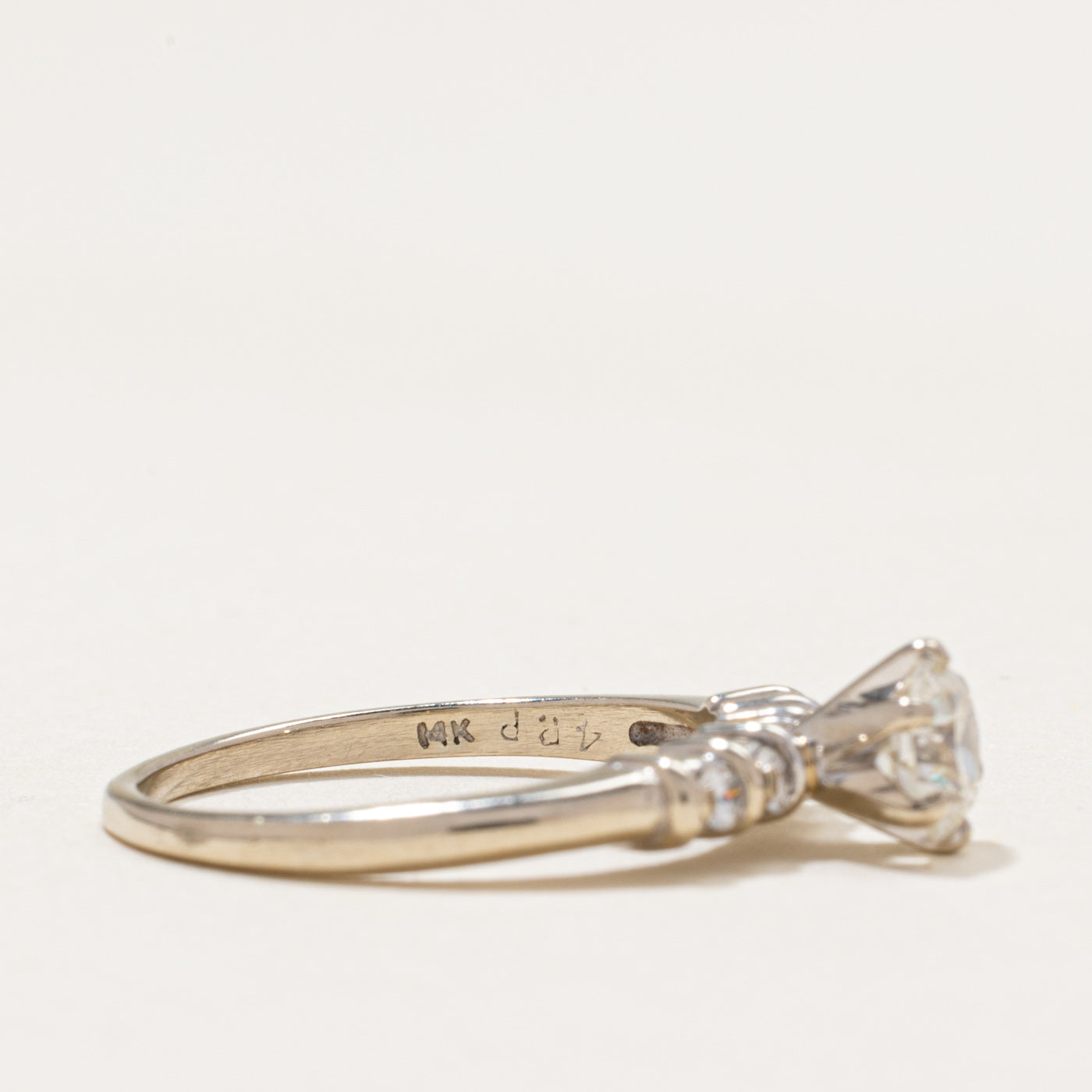 14k Diamond Engagement Ring | 0.62ctw | SZ 6