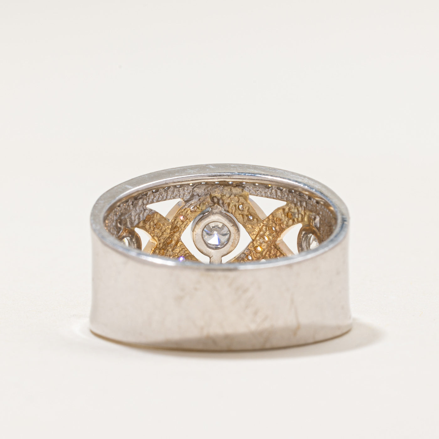 Canadian Diamond XO Design Ring | 0.70ctw | SZ 10