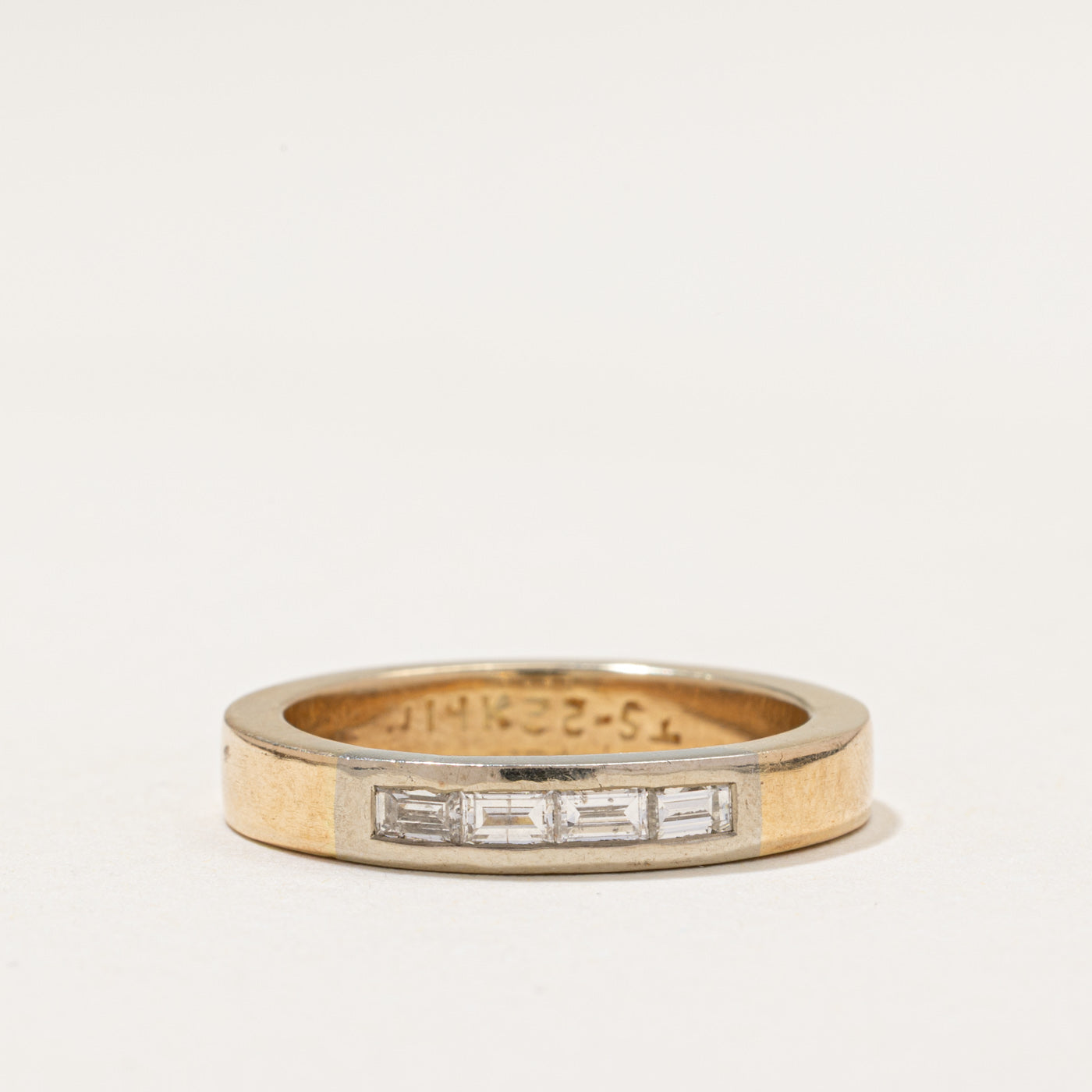 Four Stone Baguette Cut Diamond Band | 0.30ctw | SZ 7