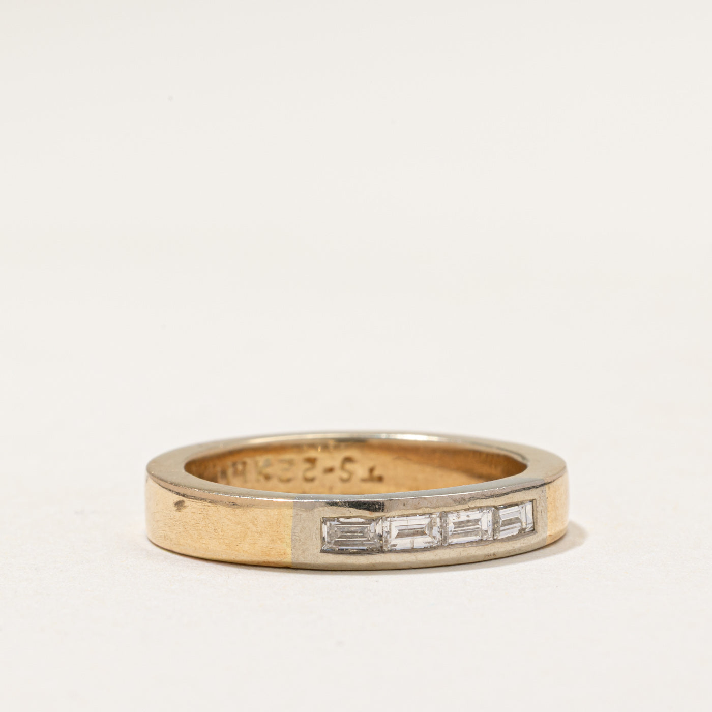 Four Stone Baguette Cut Diamond Band | 0.30ctw | SZ 7