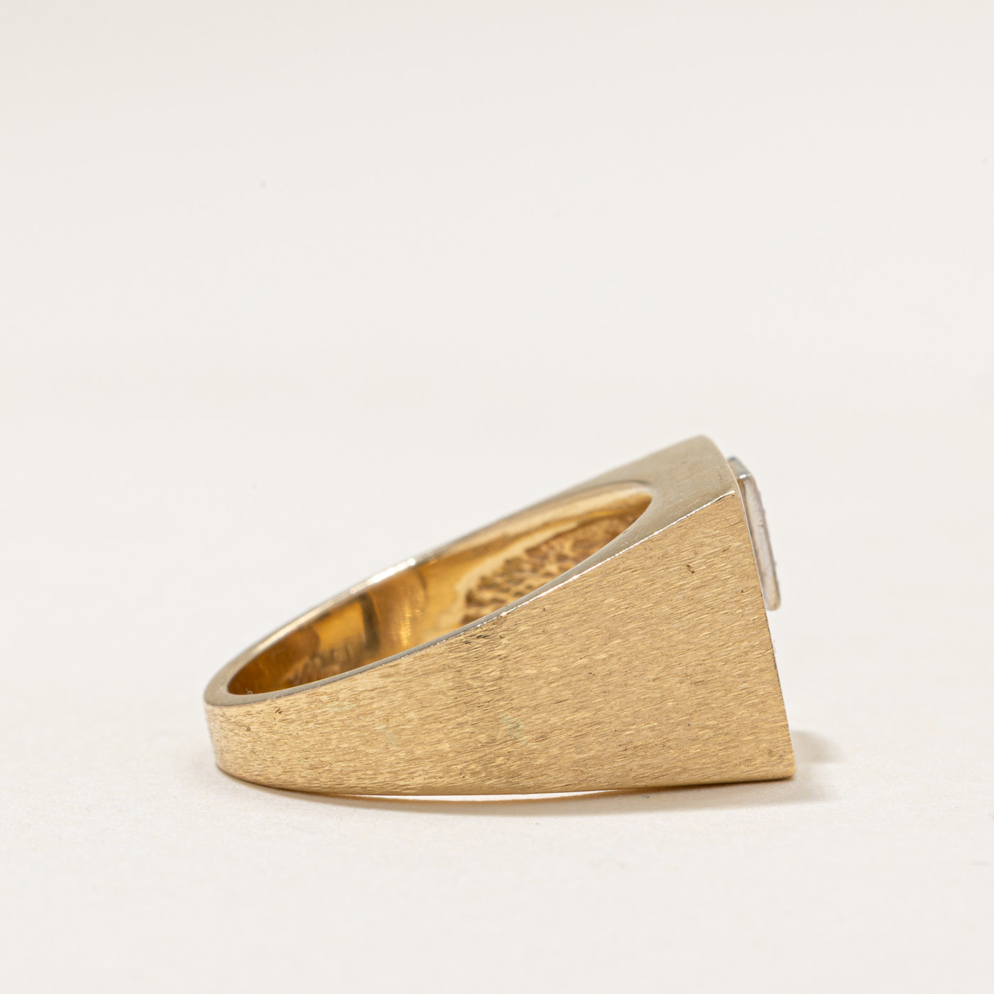 14k Diamond Signet Ring | 0.39ctw | SZ 7.5