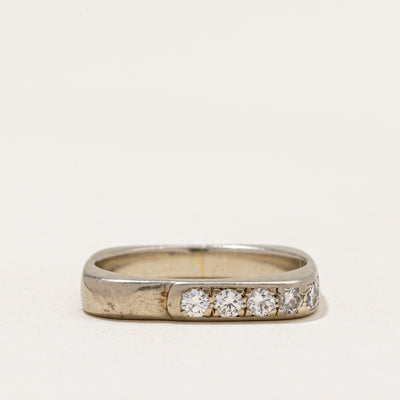 Soft Square Diamond Ring | 0.27ctw | SZ 5.5