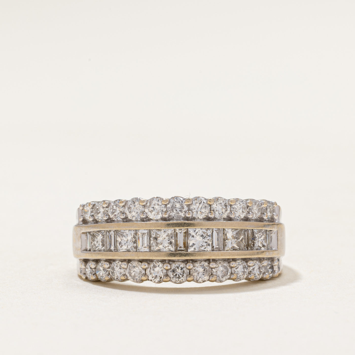 Multi Row Multi Cut Diamond Ring | 1.50ctw | SZ 7.5