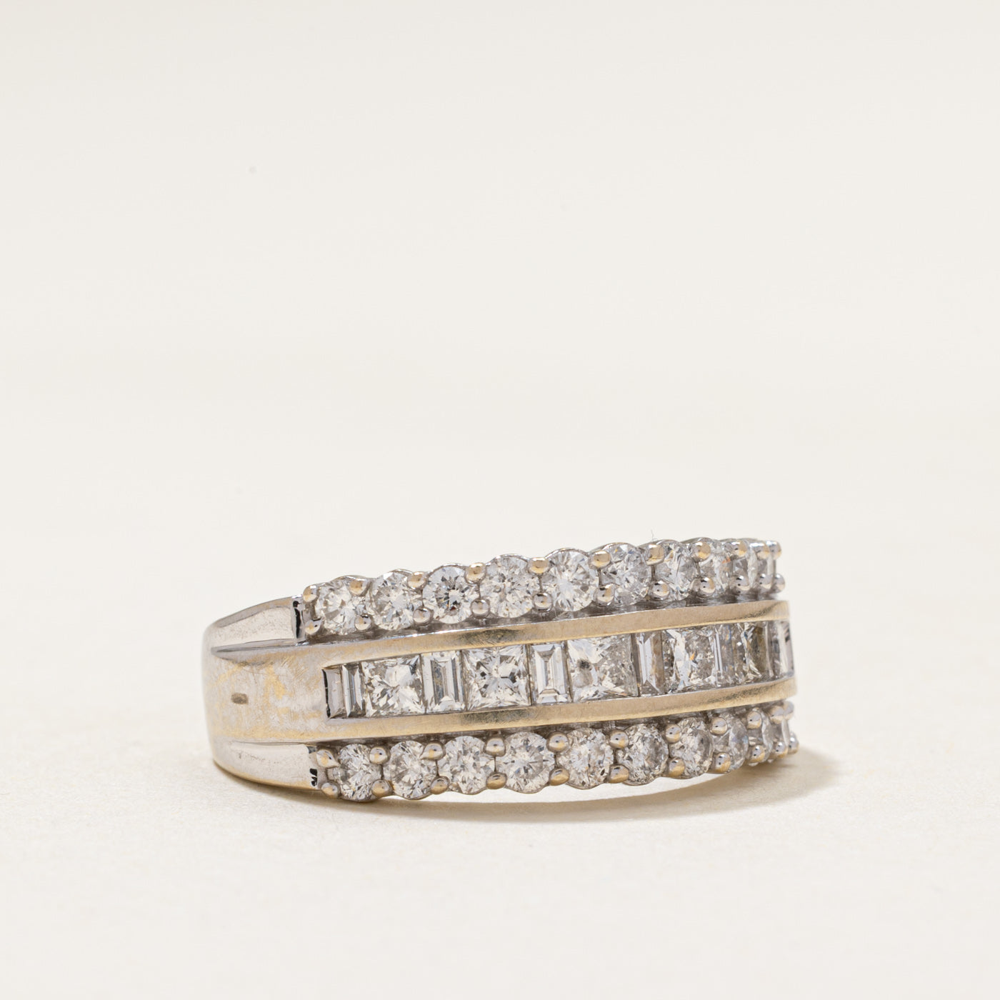 Multi Row Multi Cut Diamond Ring | 1.50ctw | SZ 7.5