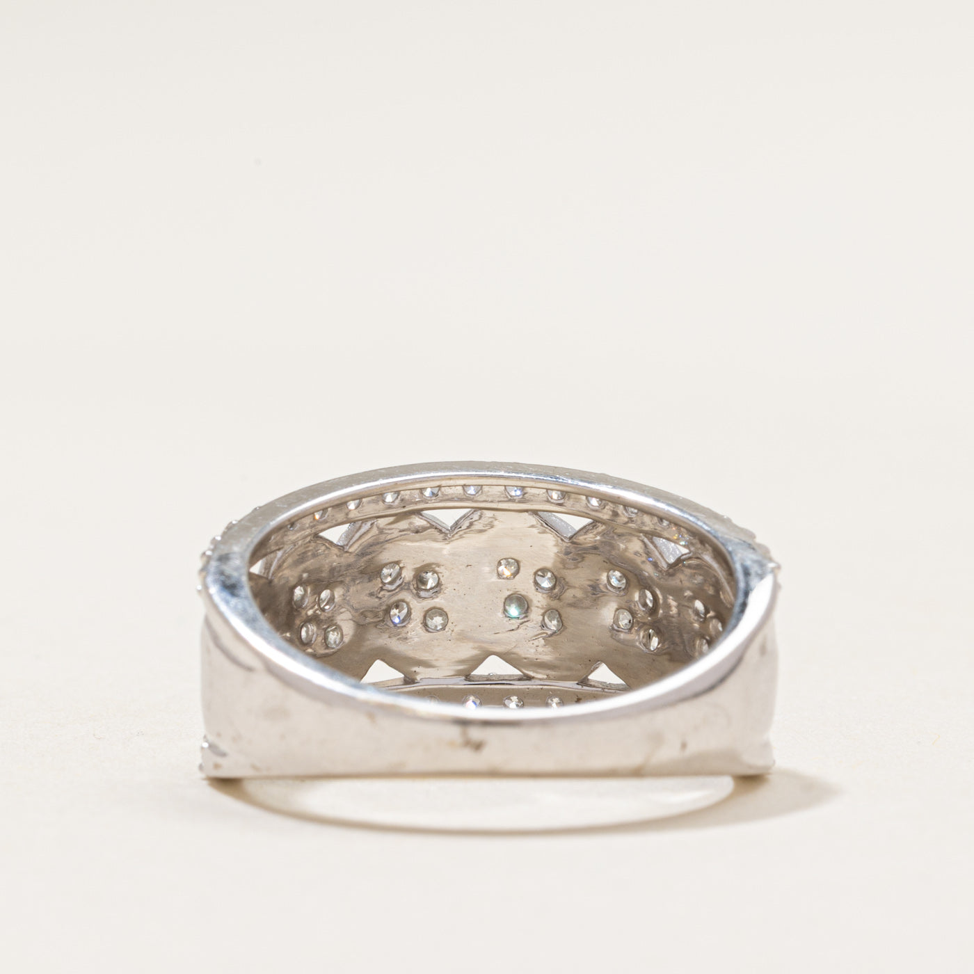 Diamond Cluster Chain Design Ring | 1.00ctw | SZ 7.5