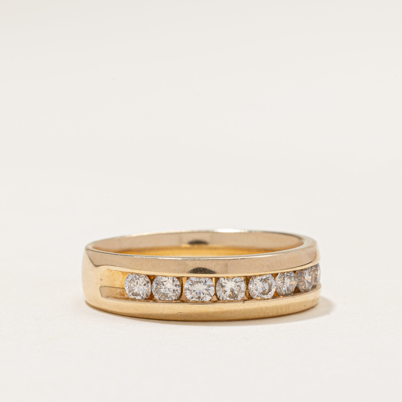 Semi Eternity Channel Set Diamond Band | 1.10ctw | SZ 10.75