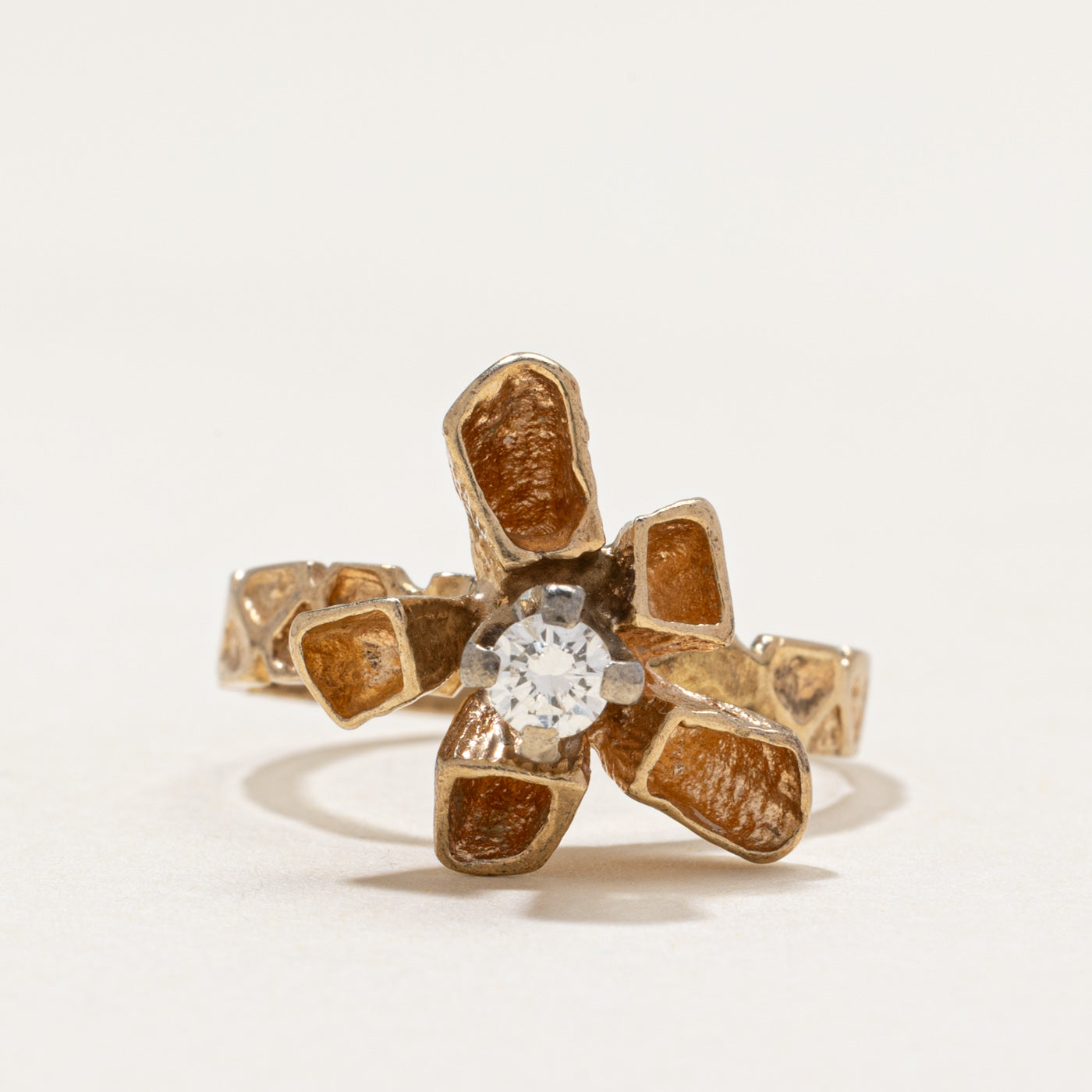 Diamond Abstract Cocktail Ring | 0.15ct | SZ 6.75