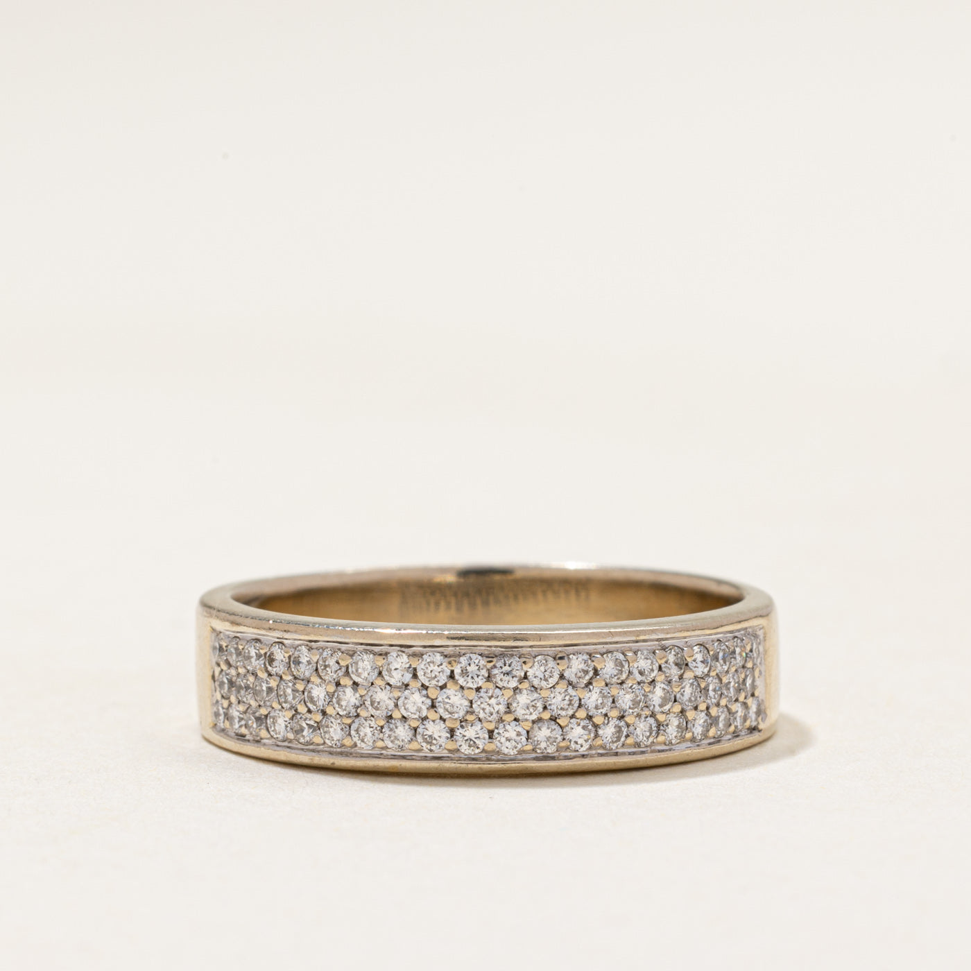 Muti Row Diamond Band | 0.59ctw | SZ 9.5