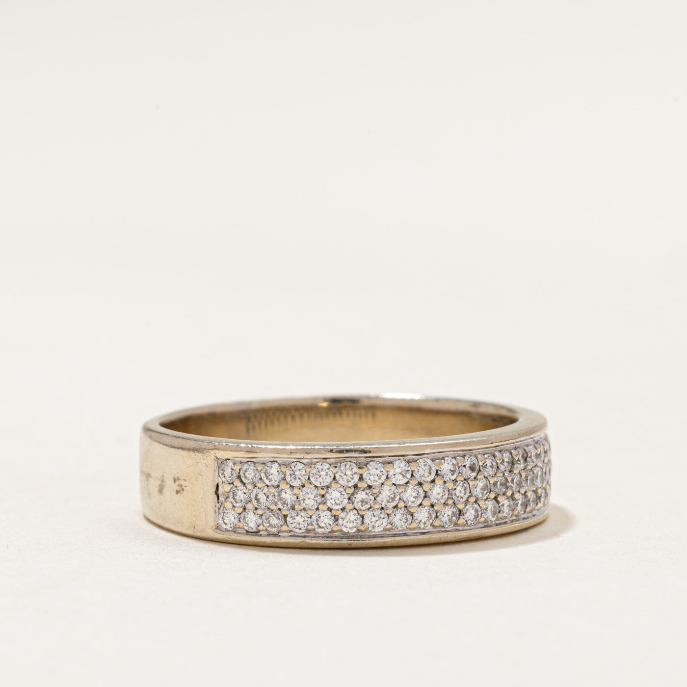 Muti Row Diamond Band | 0.59ctw | SZ 9.5