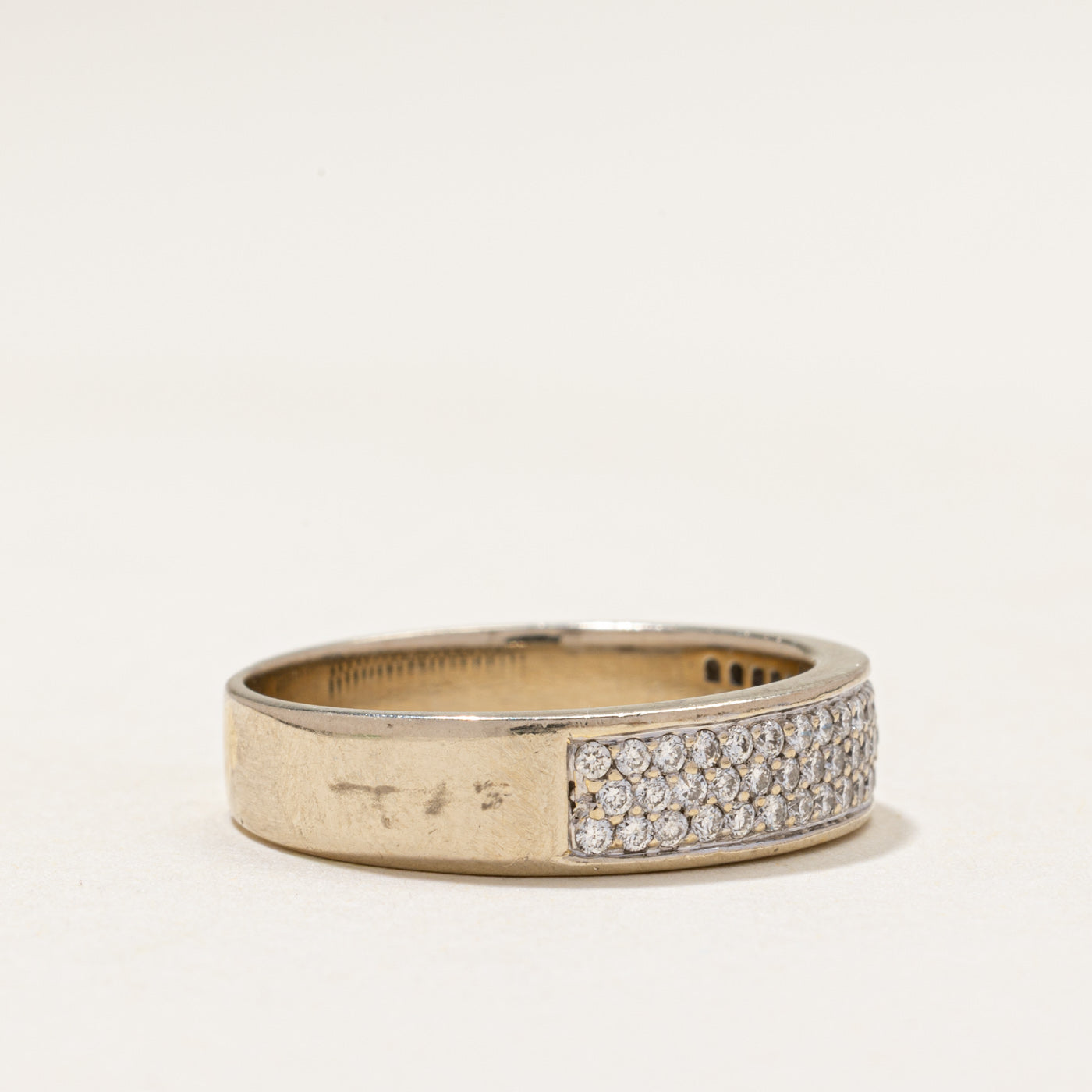 Muti Row Diamond Band | 0.59ctw | SZ 9.5