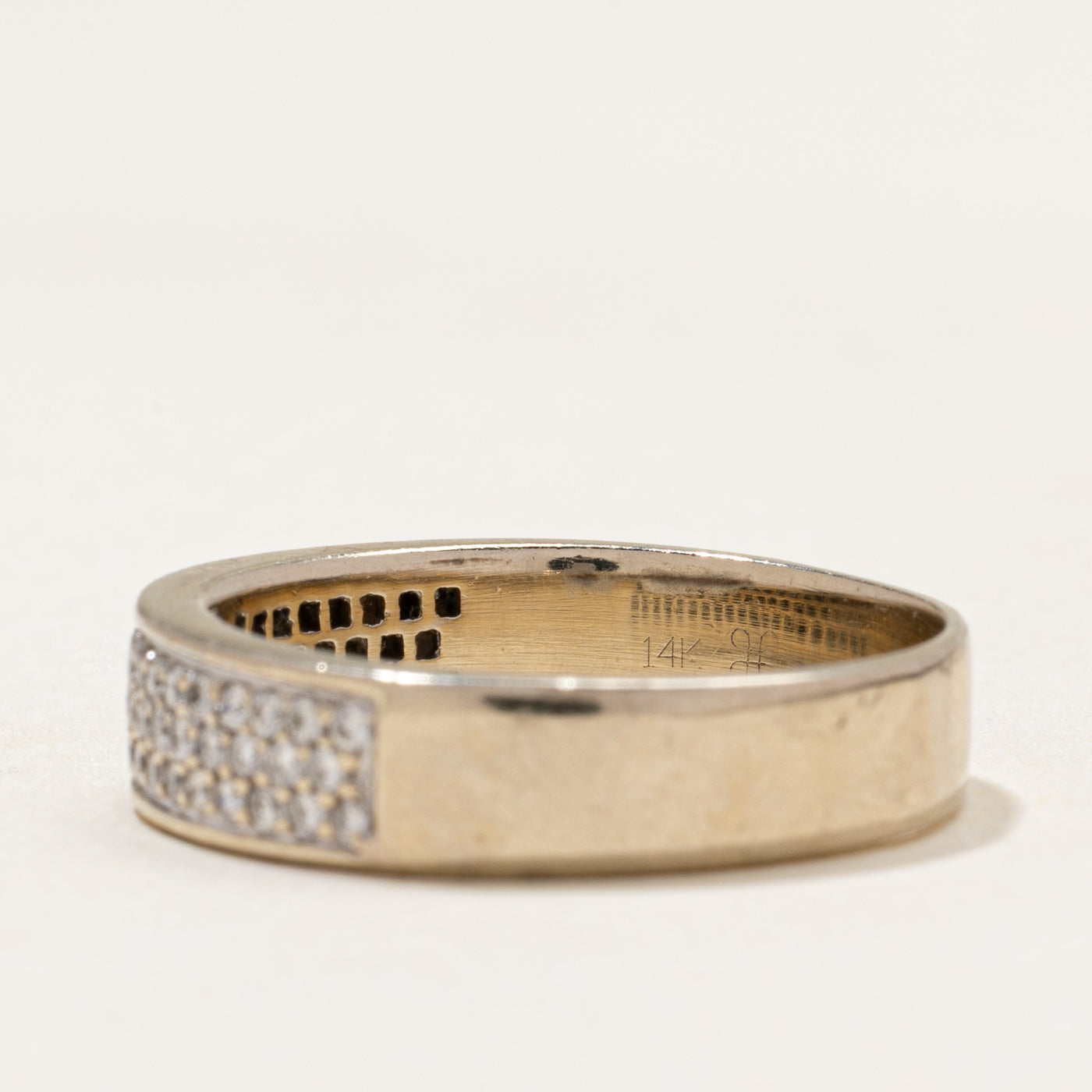 Muti Row Diamond Band | 0.59ctw | SZ 9.5