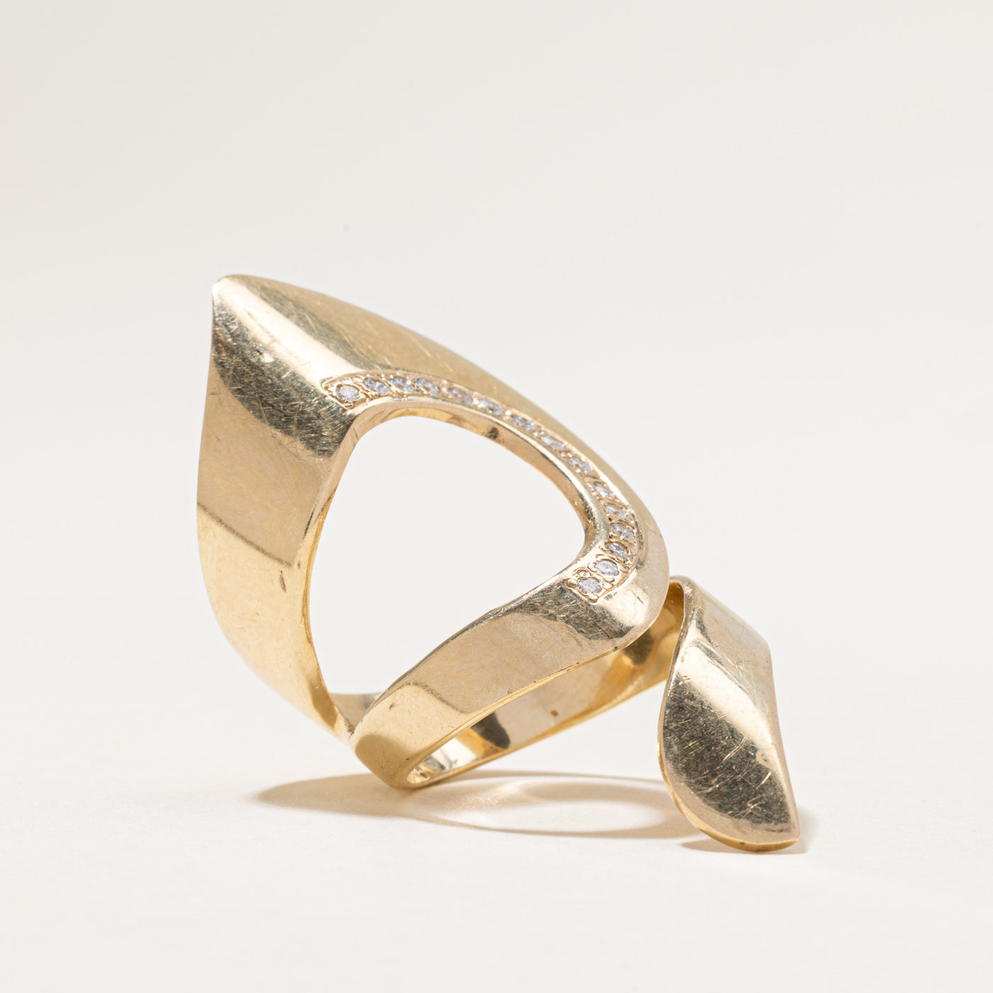 10k Diamond Abstract Cocktail Ring | 0.25ctw | SZ 6