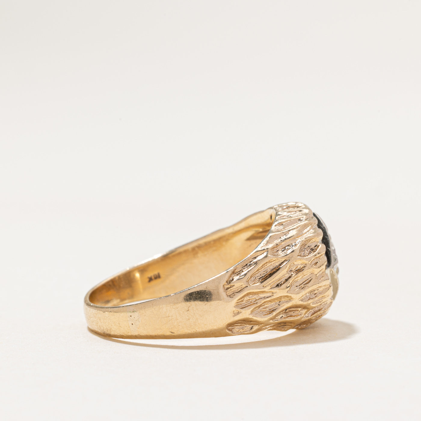 Diamond Textured Cocktail Ring | 0.30ct | SZ 12.25