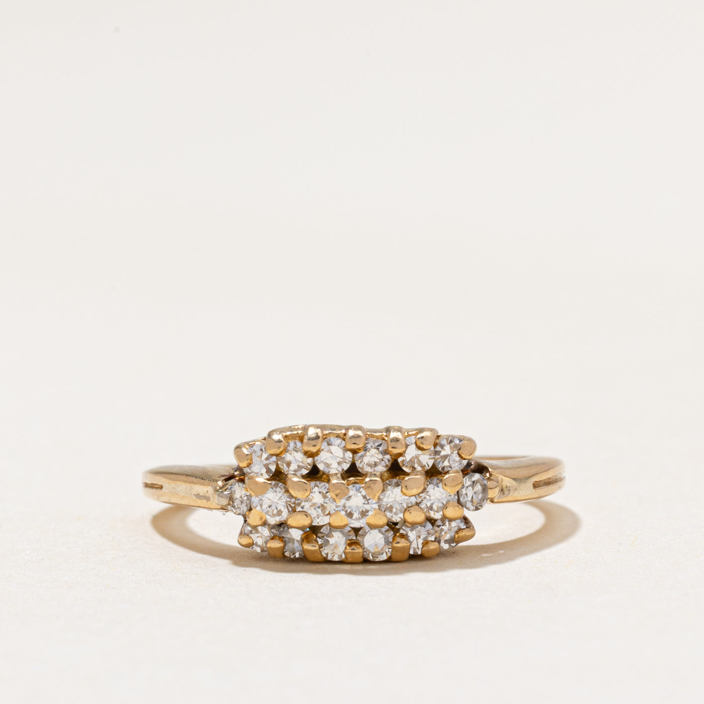 Multi Row Diamond Ring | 0.45ctw | SZ 6.5