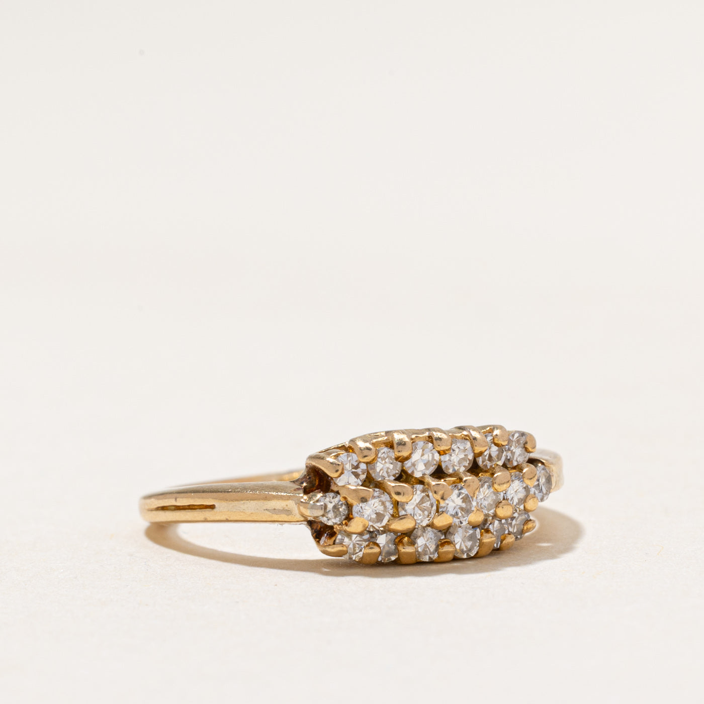 Multi Row Diamond Ring | 0.45ctw | SZ 6.5