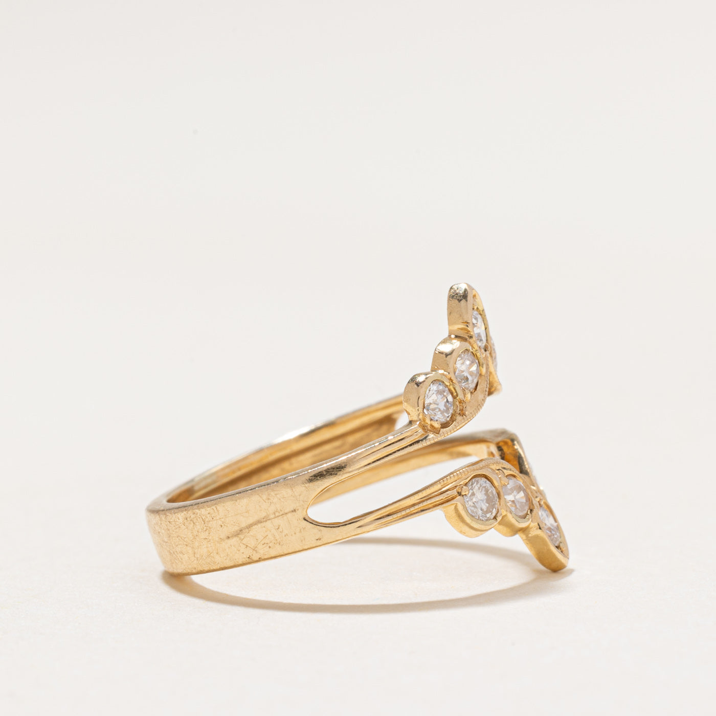 14k Diamond Ring Guard | 0.50ctw | SZ 5.25