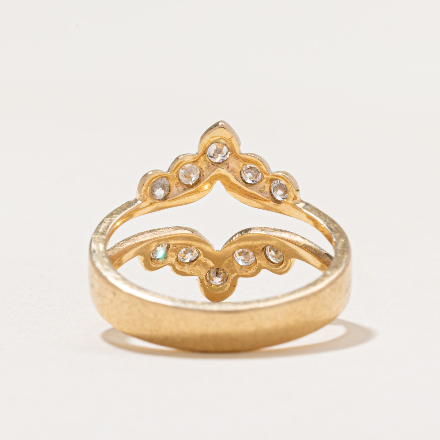 14k Diamond Ring Guard | 0.50ctw | SZ 5.25