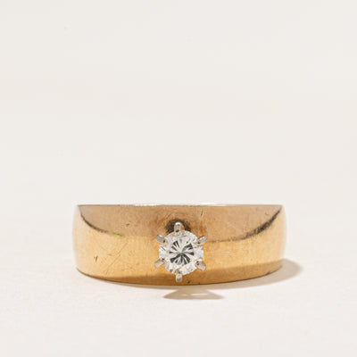 Solitaire High Set Diamond Ring | 0.20ct | SZ 6