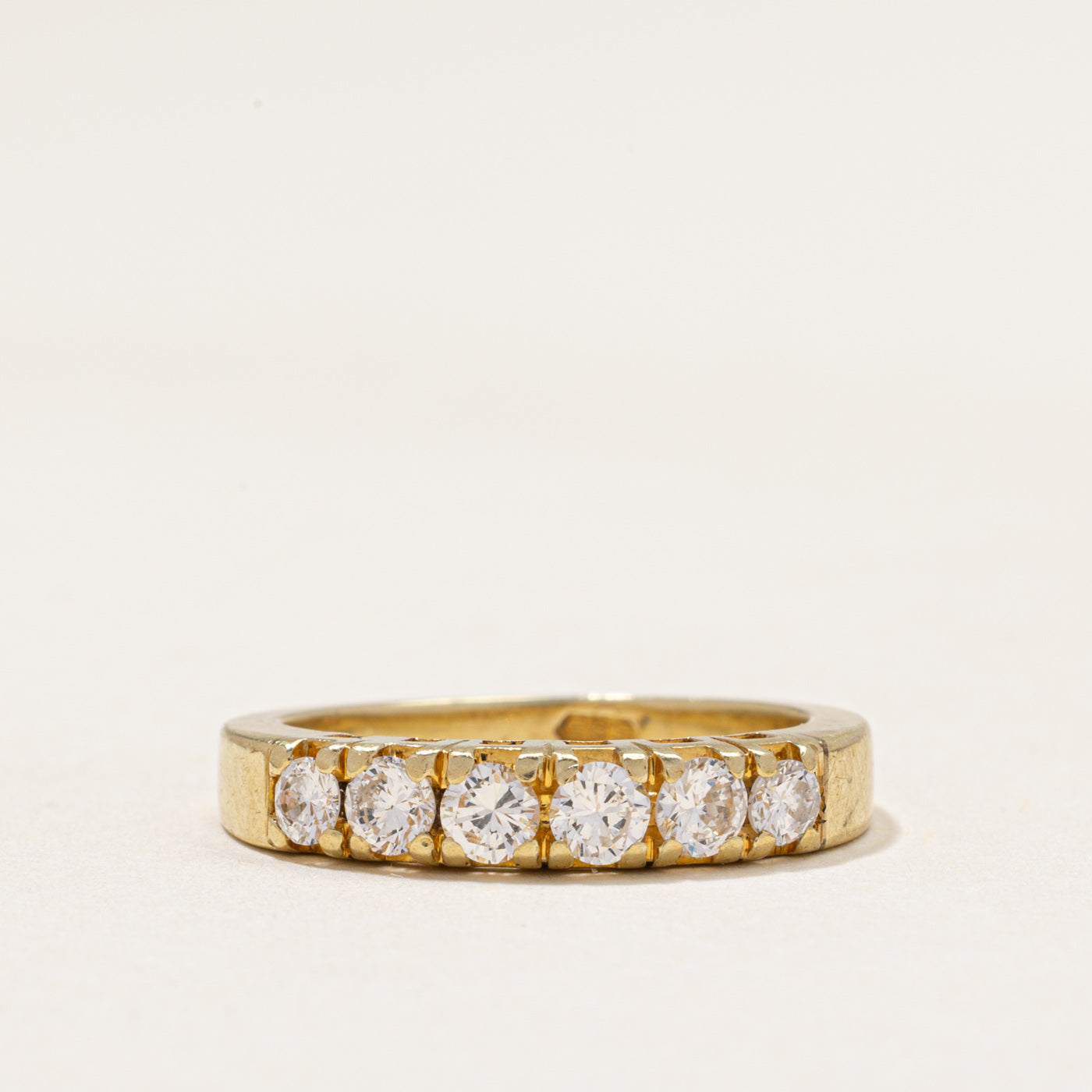 14k Six Stone Diamond Band | 0.70ctw | SZ 5.75