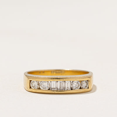 18k Channel Set Multi Cut Diamond Band | 0.60ctw | SZ 8.25