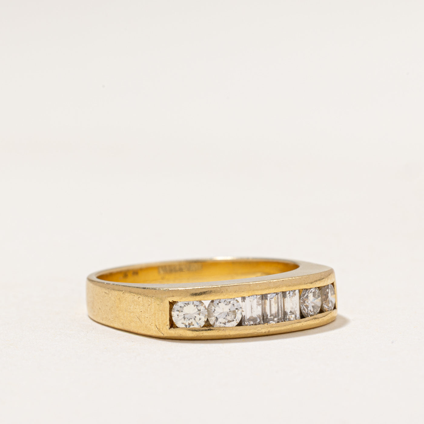 18k Channel Set Multi Cut Diamond Band | 0.60ctw | SZ 8.25