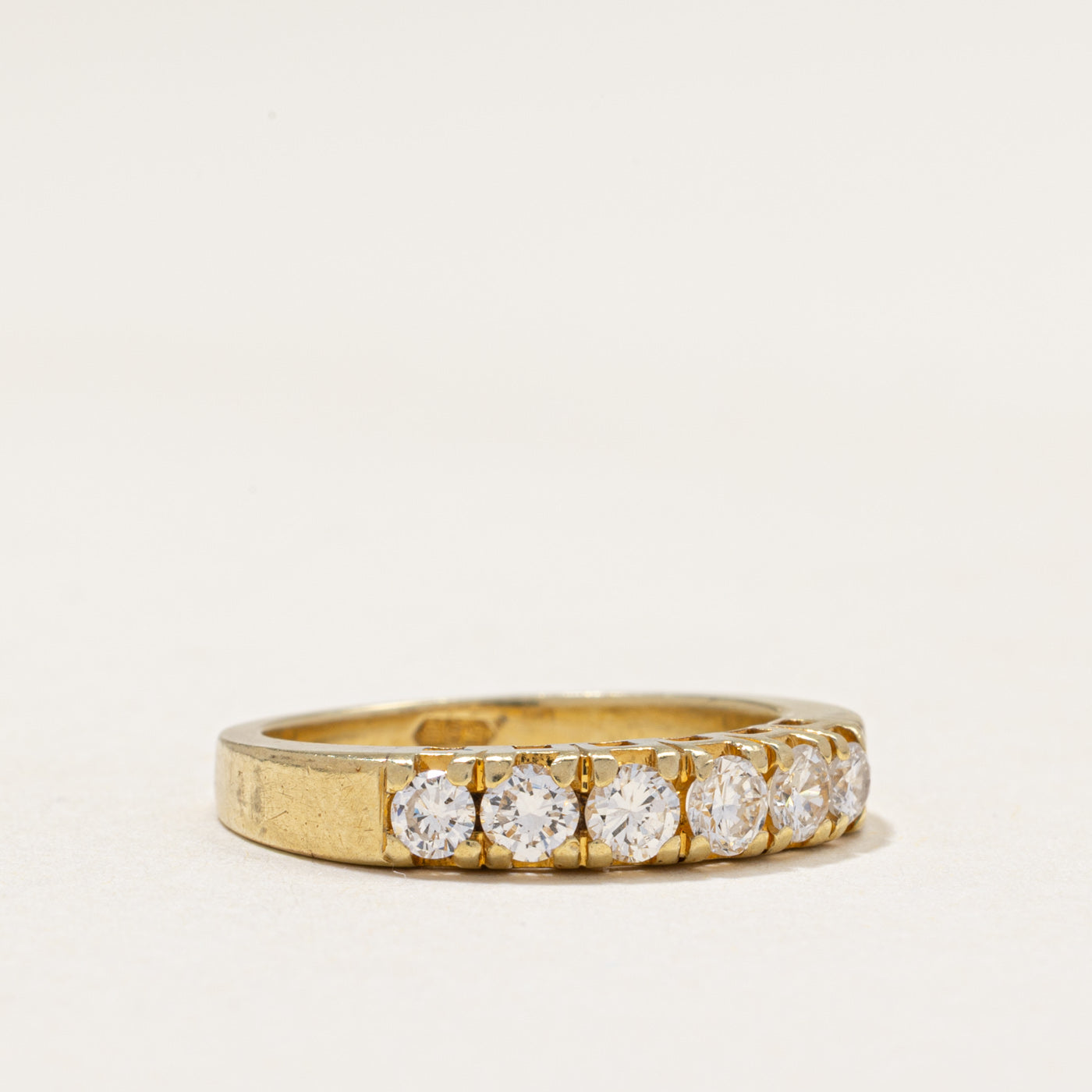 14k Six Stone Diamond Band | 0.70ctw | SZ 5.75