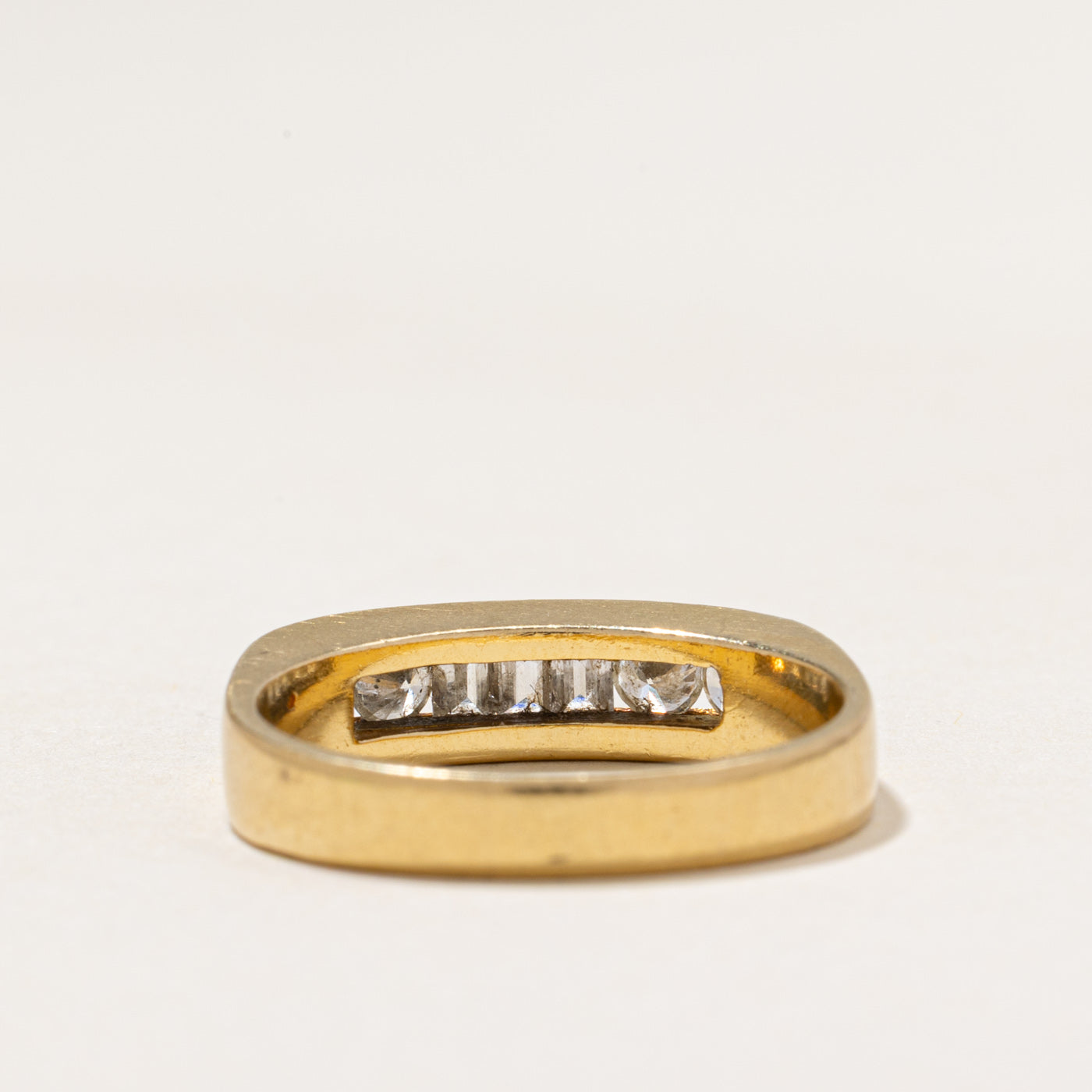 18k Channel Set Multi Cut Diamond Band | 0.60ctw | SZ 8.25